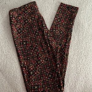 LuLaRoe Leggings- One Size - Geometric Print